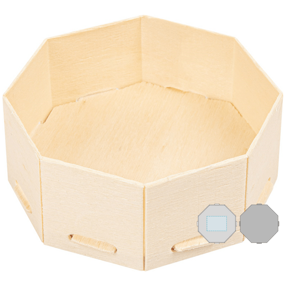 Mini Contenitori per Aperitivi Legno Mini Contenitori per Aperitivi Legno